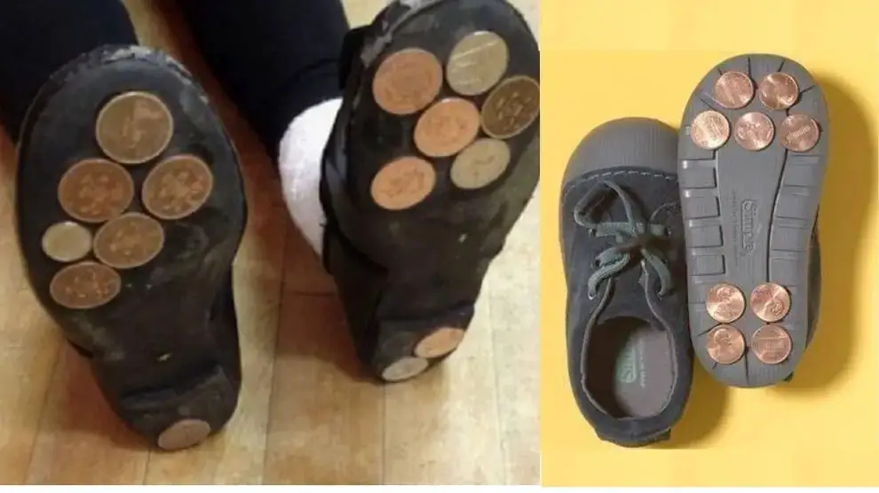 why-are-parents-gluing-pennies-to-shoes