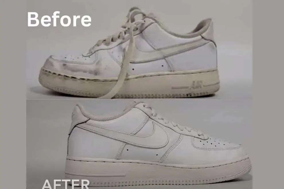 How-To-Treat-Tough-Stains-On-White-Air-Force-1s